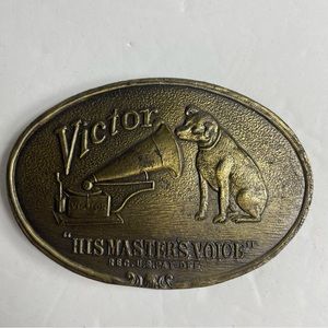 Vintage Solid brass RCA Buckle